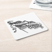 Apathetische Amerikaan Kartonnen Onderzetters (Schuin)