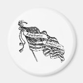 Apathetische Amerikaan Magneet (Voorkant)