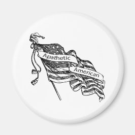 Apathetische Amerikaan Magneet