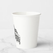 Apathetische Amerikaan Papieren Bekers (Links)