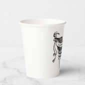 Apathetische Amerikaan Papieren Bekers (Rechts)