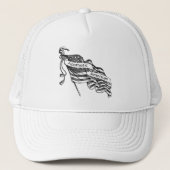 Apathetische Amerikaan Trucker Pet (Voorkant)