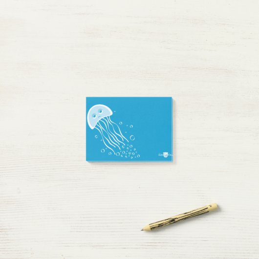 Apathetische kwal Post-it Note (Op bureau)