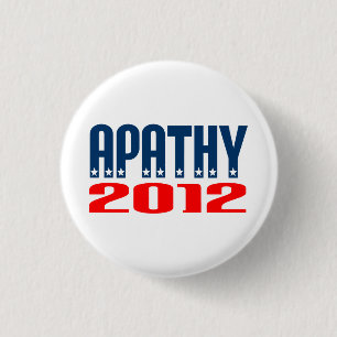 Apathie 2012 ronde button 3,2 cm
