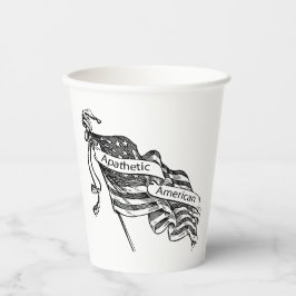 Apathische Amerikaan Papieren Bekers