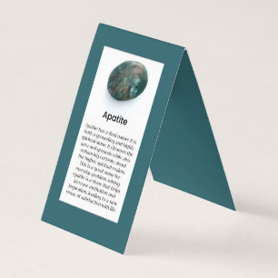 Apatiet Crystal Edelsteen Betekenis Juwelier Visitekaartje