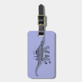 Apatosaurus Bagagelabel (Voorkant verticaal)