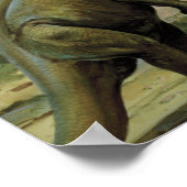 Apatosaurus (Brontosaurus) Eatafbeelding Poster (Hoek)