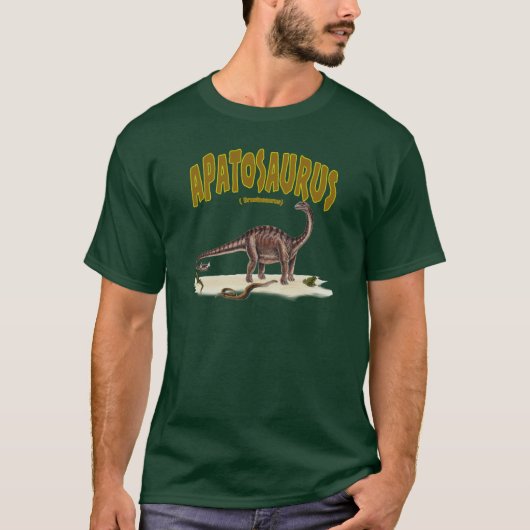 Apatosaurus (brontosaurus) t-shirt (Voorkant)
