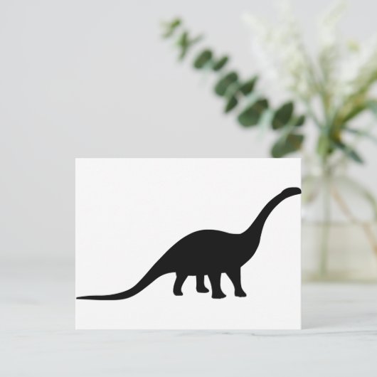 Apatosaurus Dinosaur Briefkaart (Staand voorkant)