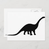 Apatosaurus Dinosaur Briefkaart (Voorkant / Achterkant)