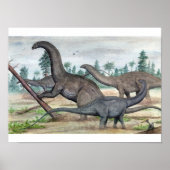 Apatosaurus en Brontosaurus Print (Voorkant)