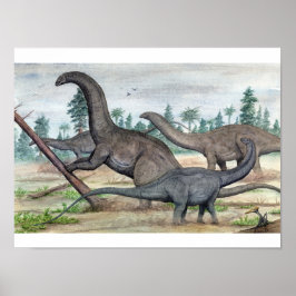 Apatosaurus en Brontosaurus Print