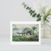 Apatosaurus Excelsus (Brontosaurus) Briefkaart (Staand voorkant)