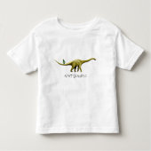 Apatosaurus & Graangroene appel Kinder Shirts (Voorkant)