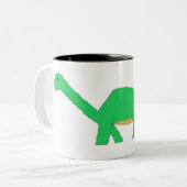 Apatosaurus mok (Voorkant links)