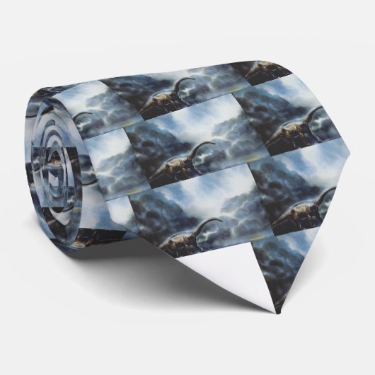 Apatosaurus of Brontosaurus Stropdas (Opgerold)