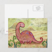 Apatosaurus Post Card Briefkaart (Voorkant / Achterkant)