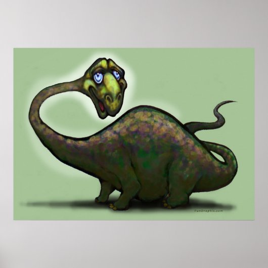 Apatosaurus Poster (Voorkant)