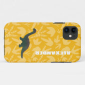 Apatosaurus Speelgoed Dinosaur Green en Geel Case-Mate iPhone Case (Achterkant (horizontaal))