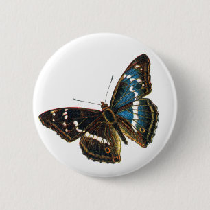 Apatura iris mannetje ronde button 5,7 cm