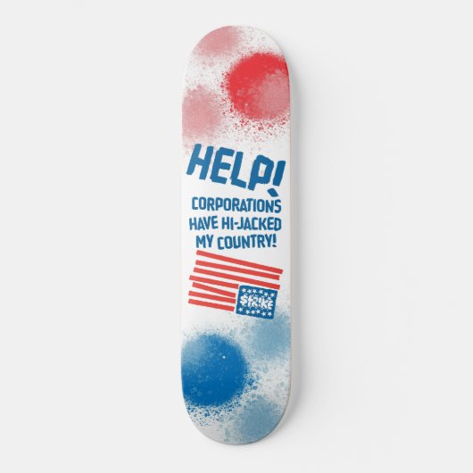 APDECK_CAMERON_Art_StrikeHelp Persoonlijk Skateboard (Voorkant)