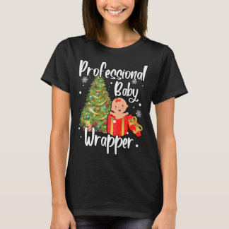 APDL Professional Baby Wrapper Funny Kerstmis NIC T-shirt