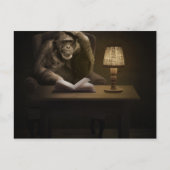 Ape Chimpanzee Monkey Briefkaart (Voorkant)