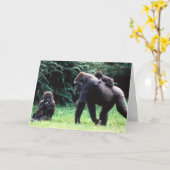 APE FAMILY ZEGT HAPPY 30th BIRTHDAY Kaart (Gele Bloem)