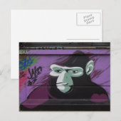 Ape Graffiti Briefkaart (Voorkant / Achterkant)