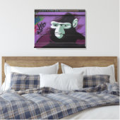 Ape Graffiti Canvas Afdruk (Insitu (Slaapkamer))
