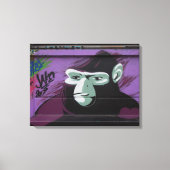 Ape Graffiti Canvas Afdruk (Voorkant)