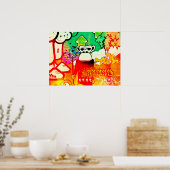 Ape Graffiti Poster (Keuken)