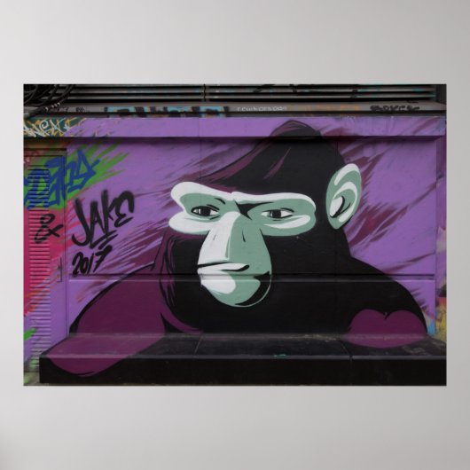 Ape Graffiti Poster (Voorkant)