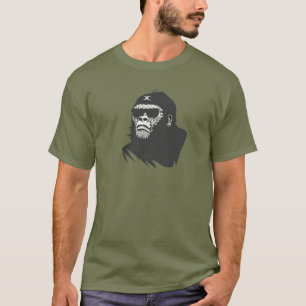 Ape Guevara Graffiti Stencil Stijl Che Parodie T-shirt