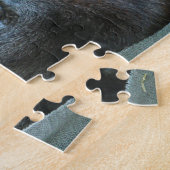 Ape hood ~ Japanse Gorilla Eating Legpuzzel (Zijkant)