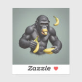 Ape King Custom-Cut Vinyl Sticker (Vel)