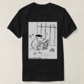 Ape leest kunstwerken zonder uitgang t-shirt (Design voorkant)