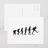 Ape Man Evolution Diver Briefkaart (Voorkant / Achterkant)