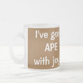 Ape met Joy Matglas Koffiemok (Links)