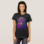 Ape met zonnebril t-shirt (Voorkant volledig)