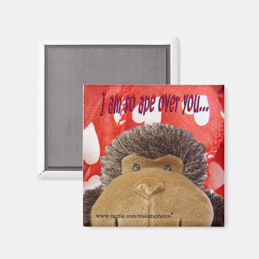 Ape over je magneet (Voorkant / Achterkant)