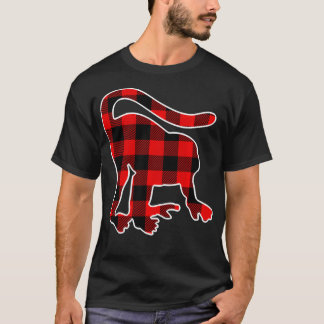 Ape Red Buffalo geplakte apen overeenkomend met PJ T-shirt