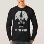 Ape To The Moon Crypto Coin Rocket Crypto Nft T-shirt (Voorkant)