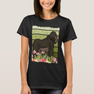 Ape Tropical Monkey Lover Gorilla Lover Retro Gori T-shirt