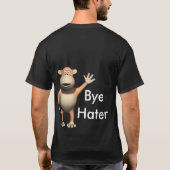 ape_waving_hand, HiHater T-shirt (Achterkant)