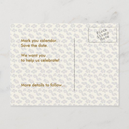 Ape Wild Aankondigingskaart (Achterkant)