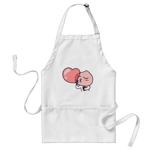 Apeach Ballon Standaard Schort (Voorkant)