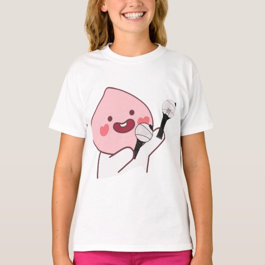 Apeach BTS Fan versie T-shirt (Voorkant)
