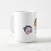 Apeach en Ryan in de ruimte Koffiemok (Voorkant links)